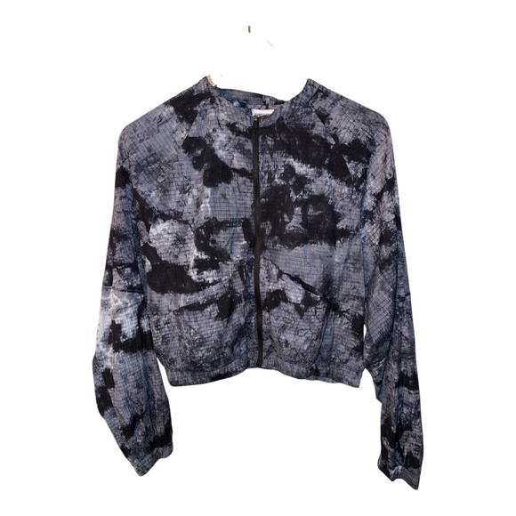 Gymshark Lightweight Cropped Tie Dye Jacket L - Picture 1 of 3